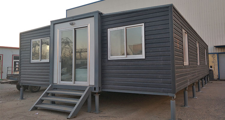 Ngôi nhà container ba phòng ngủ hiện đại có sẵn có thể mở rộng