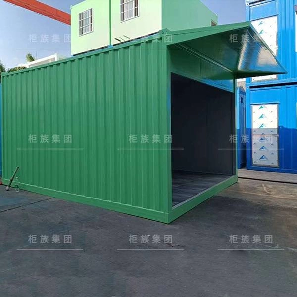 Cải tạo nhà xưởng cửa hàng container sản xuất tại Trung Quốc bằng vật liệu mạ kẽm