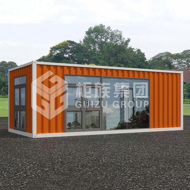 Nhà máy Trung Quốc Sản xuất Văn phòng Container Cao cấp Prefab có Cửa sổ kiểu Pháp