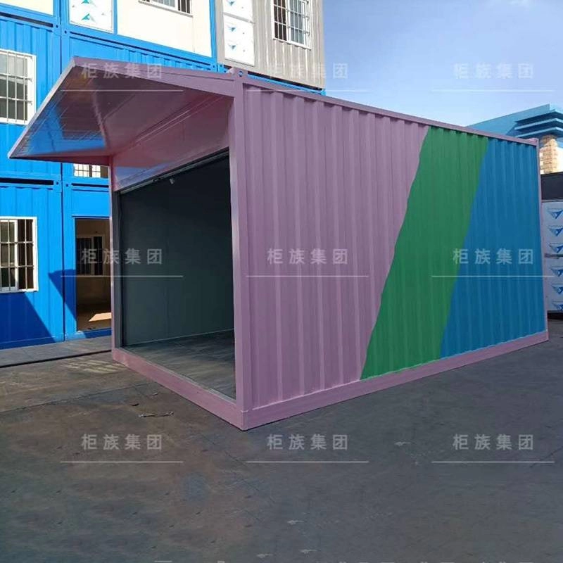 Cải tạo nhà xưởng cửa hàng container sản xuất tại Trung Quốc bằng vật liệu mạ kẽm