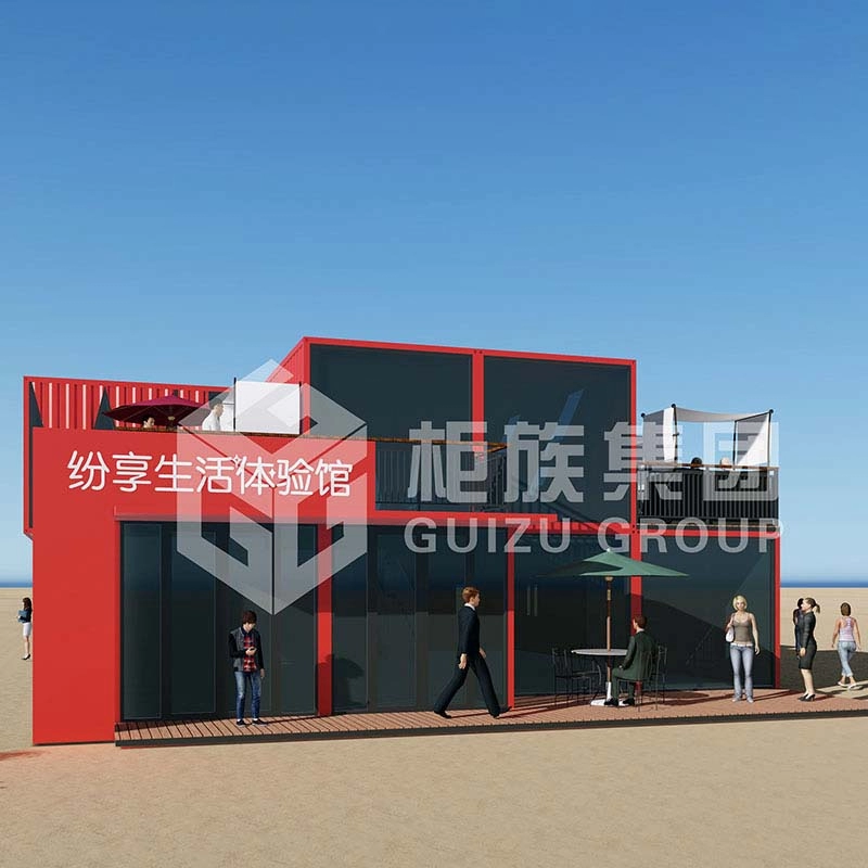 Nhà máy Trung Quốc cung cấp Địa điểm giải trí container vận chuyển lắp ráp mô-đun 40ft