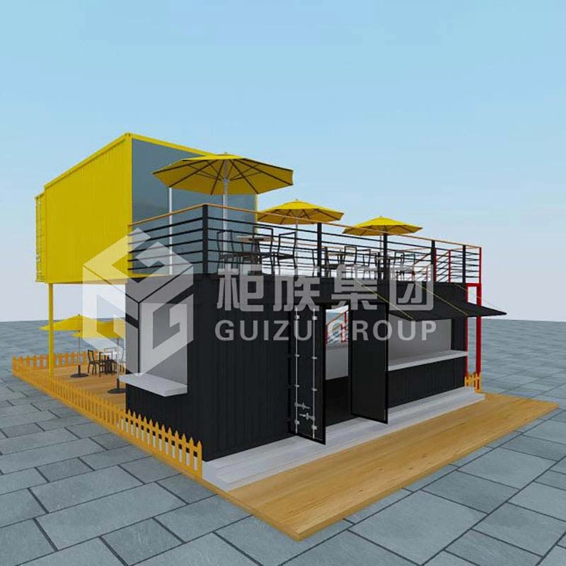 Nhà hàng container vận chuyển mô-đun hai tầng tùy chỉnh