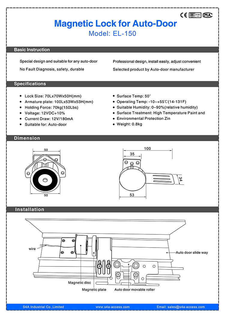 Khóa cửa từ tự động