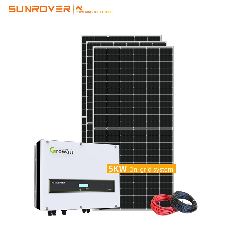 Hệ thống năng lượng mặt trời hai mặt 5KW chất lượng cao trên lưới