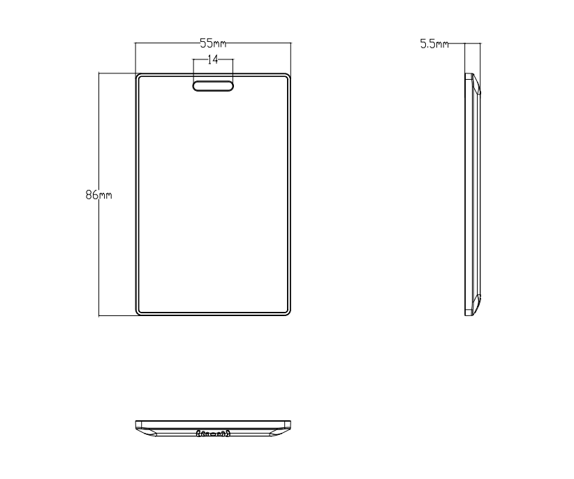 Loại thẻ Thẻ RFID hoạt động 2.4G không dây