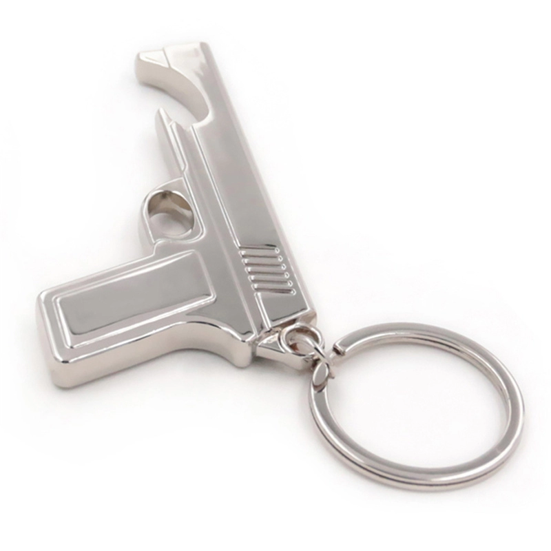 Nhà sản xuất móc khóa mở chai súng mini tùy chỉnh