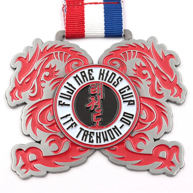 Nhà máy sản xuất huy chương taekwondo logo kim loại