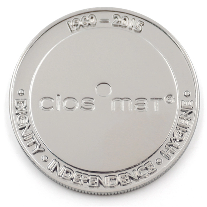 Nhà sản xuất đồng xu lưu niệm bạc sáng bóng kỷ niệm tùy chỉnh